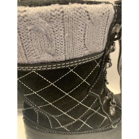 Khombu Davenport Winter Snow Boots Size 9 Leather - Picture 5 of 7